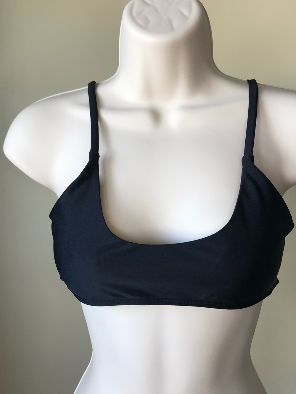 Black Basic Bikini Top Size M